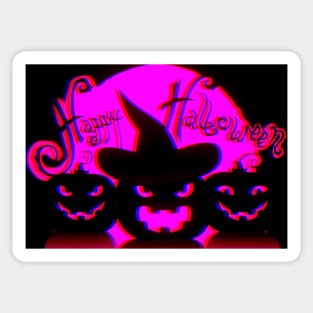 Pink Halloween Sticker